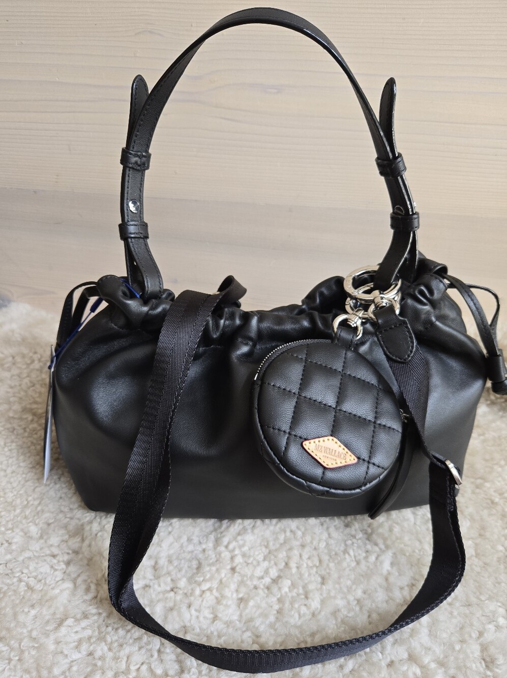 RARE! NWT LEATHER MZ Wallace Small Waverly Shoulder From Holiday 2025 - Picture 5 of 13